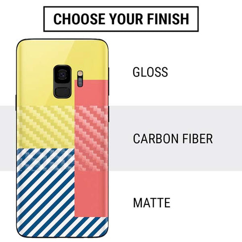 Color Blocks Galaxy S9 Skin